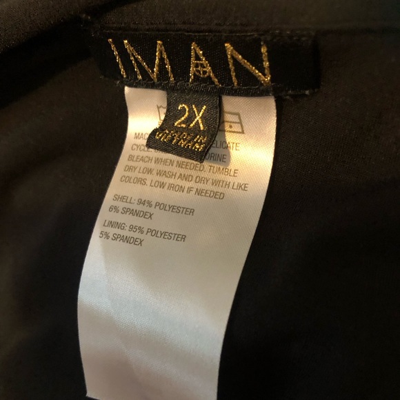 IMAN Multi Print Open Front Maxi Jacket - Picture 4 of 4